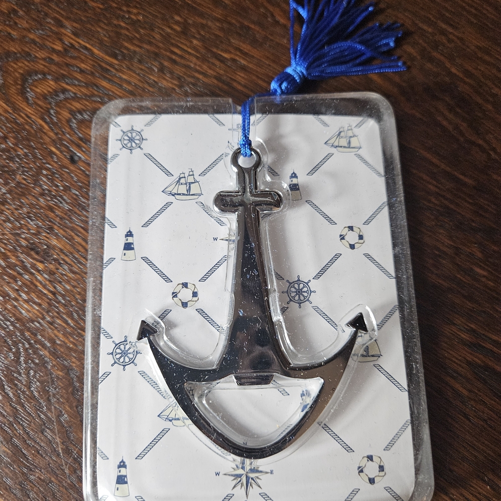 Silver Anchor Wall Ornament - Picture 2 of 5